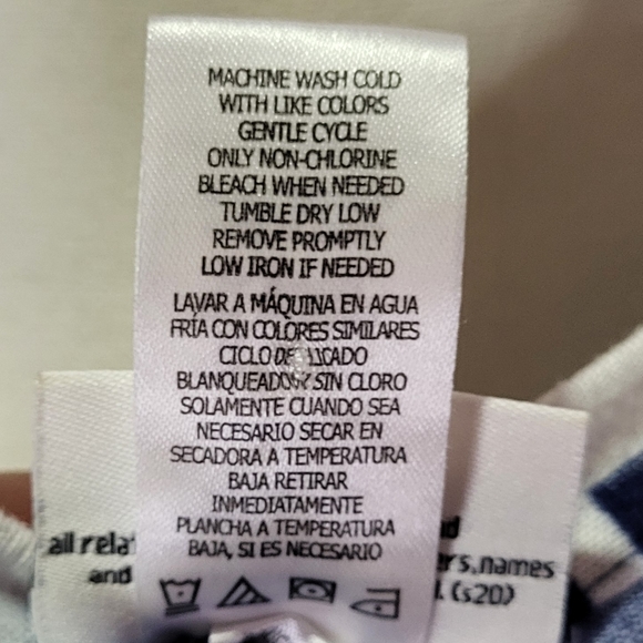 Harry Potter Women's Blue Full Print Graphic Long Sleeve Pajama Top Size XL EUC - Picture 9 of 10